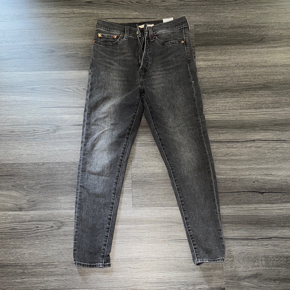 Levi's Charcoal Gray Denim Jeans - Picture 1 of 4